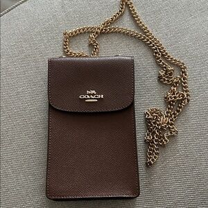 Coach North/South Phone/wallet Crossbody